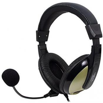 Headset LogiLink HS0011 a 3,5 mm con microfono nero