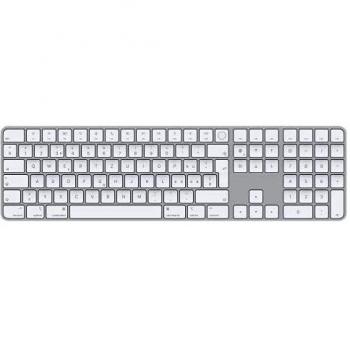 Apple Magic Keyboard USB + Bluetooth Svizzera Alluminio Bianco