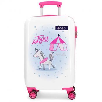 Enso Fantasy Maleta de cabina Multicolor 37x55x20 cms Rígida ABS Cierre combinación 32L 2,5Kgs 4 ruedas dobles Equipaje de Mano