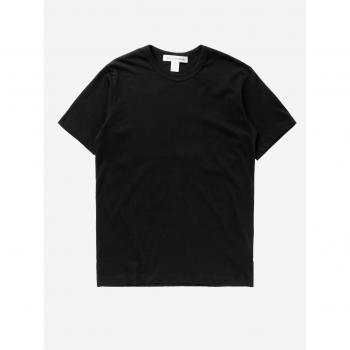 COMME DES GARCONS SHIRT Schwarzes Herren-T-Shirt aus Strick Größe M