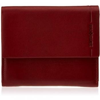 Samsonite Tarjetero de Bolsillo con Zip y Cajón 2CC – Rojo Pompeiano