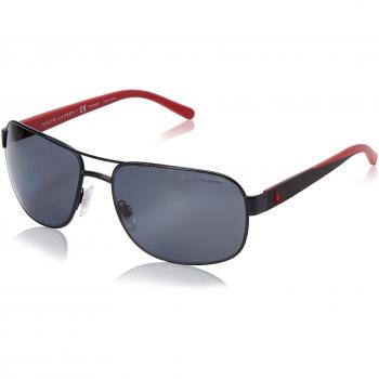 Ralph Lauren POLO 0PH3093 Gafas de Sol, Matte Black, 62 para Hombre
