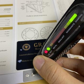 Anillo Moissanita 0,5q EF VVS1