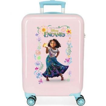 Maleta de cabina Encanto Mirabel rosa 38x55x20cm