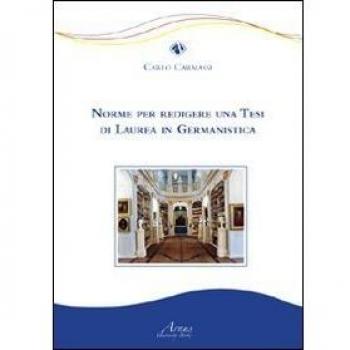 Norme per redigere una tesi di laurea in germanistica
