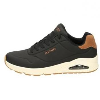 Black Skechers Street Uno Men’s Air‑Suited Sneakers – Size 12