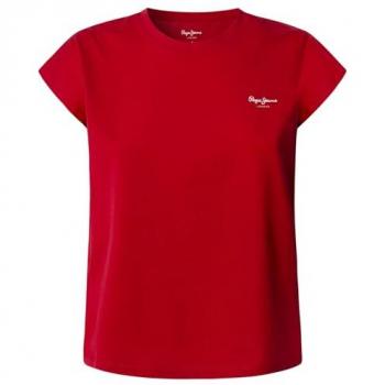 Camisa de mujer con logo Pepe Jeans Blooma roja