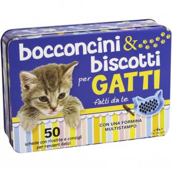 Bocconcini & biscotti per gatti fatti da te. 50 schede con ricette e consigli per renderli felici. Con gadget