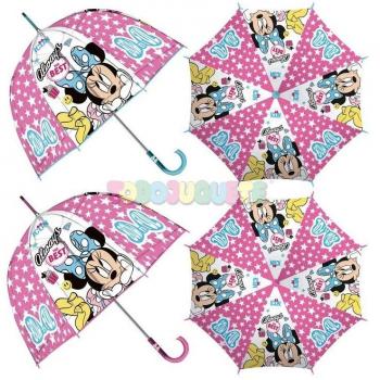 Paraguas Minnie burbuja surtidos