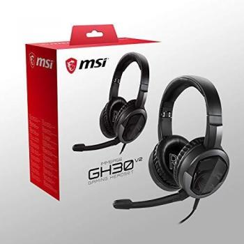 MSI Immerse GH30 V2 Wired Over-Ear Gaming Headset Black
