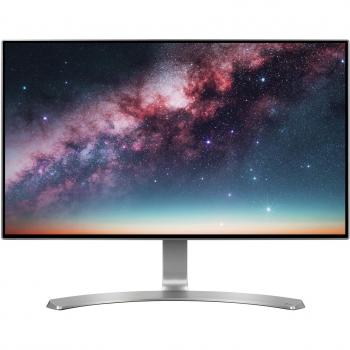 LG 24MP88HM Monitor 24 FULL HD LED IPS, 1920x1080, 5ms, AMD FreeSync 75Hz, 2x HDMI, 1x VGA, Borderless, Argento, Flicker Safe, Bianco