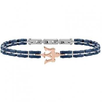 Pulsera de acero y cerámica para hombre, Colección Maserati Jewels
