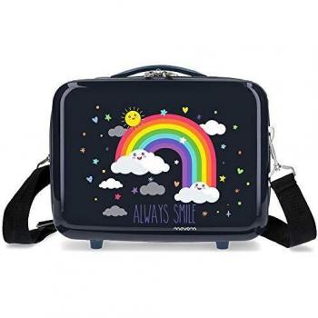 Movom Neceser Arcoiris Always Smile Azul 29x21x15 cms