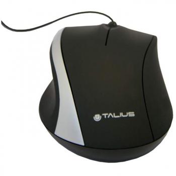 Talius Tal‑491‑S Mouse Cablato Nero Grigio