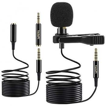 VoJoPi Lavalier Clip‑Microfono 2m