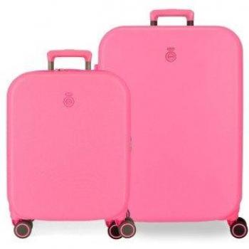 Enso Juego De Maletas ABS Rígida Annie Rosa