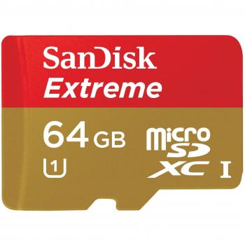 SanDisk Extreme MicroSDXC 64GB – Classe 10 UHS‑I