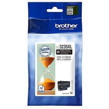 Brother LC-3235XLBK Cartuccia InkJet Originale, Alta Capacità, fino a 6000 Pagine, per Stampanti DCPJ1100DW / MFCJ1300DW, Nero