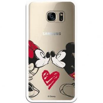 Funda Disney Mickey y Minnie Beso para Galaxy S7 Edge