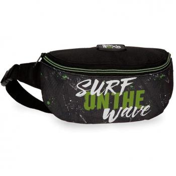 Bolso Bandolera Roll Road California 34 cm 3.1 L Negro