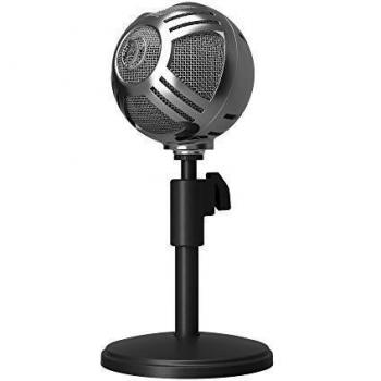 Arozzi Sfera Microfono, Cromo, 25 x 12 x 25 cm