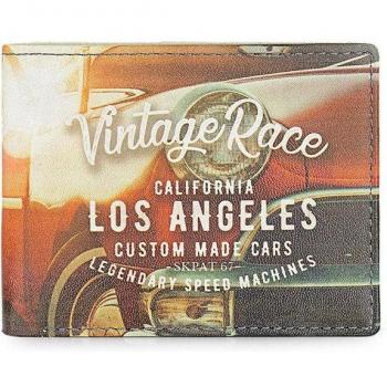 Cartera de hombre SKPAT con llavero en color marrón