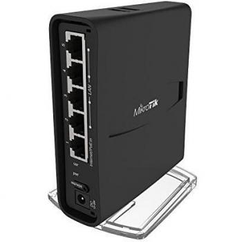 RBD52G-5HACD2HND-TC for Hap AC2 (100,-96,-94,-80,-78,-75-73,-70, USB Type A, 2.5 DBI, 12-30 V, 15 W, Table), Black