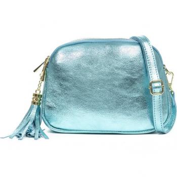 Bolso Bandolera Aliminusa de Gamuza Lacada