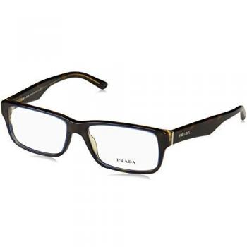 PRADA PR 16MV, Geométrico, acetato, hombre, DARK HAVANA TRANSPARENT INDIGO(ZXH-1O1 C), 55/16/140