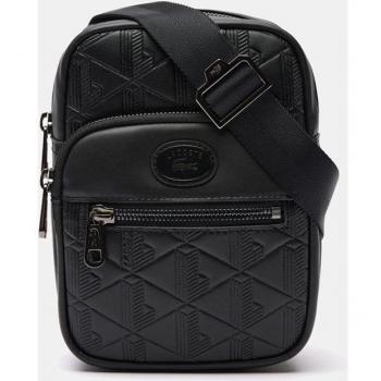 Lacoste Bandolera de piel S Crossover Bag negro