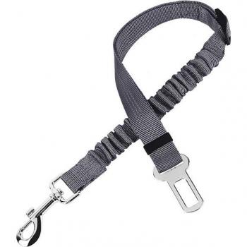 Cinturón de Seguridad Elástico para Mascotas con Correa Ajustable