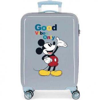 Joumma Bags. Maleta de cabina Mickey Original Good Vibes Only azul