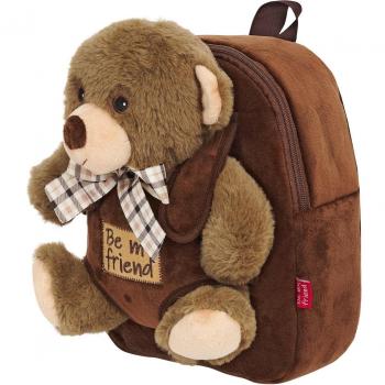 Mochila con peluche Oso Tommy 26cm