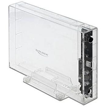 Enclosure Trasparente DeLOCK 42623 per HDD/SSD 2.5 e 3.5