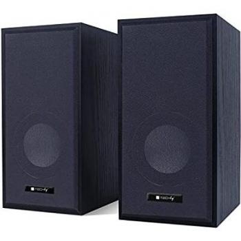 Coppia di diffusori in legno TECHly ICC SP-32OWTY 2x3W USB/jack 3,5mm nero