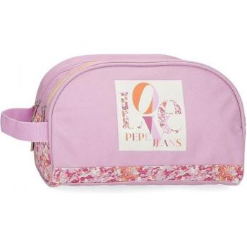 Pepe Jeans Neceser Sandra dos compartimentos rosa