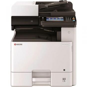 Kyocera ECOSYS M8130cidn color multifunction laser printer, black and white printing, 30 pages per minute, mobile print