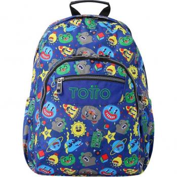 Mochila Tello Acuareles Adaptable a Carro Azul