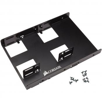 Corsair Dual-SSD Mounting Bracket for 2.5 SSD in 3.5 Bay (Easy Installation) Black