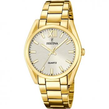 Reloj De Mujer Festina Alegría F20640/1 Con Esfera Beige