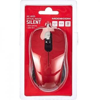 Mouse Cablato Modecom M-MC-M10S-500 Rosso