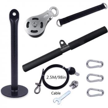 Sistema de polea de cable para gimnasio en casa