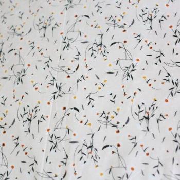 Tela de algodón vintage floral 2,35 m