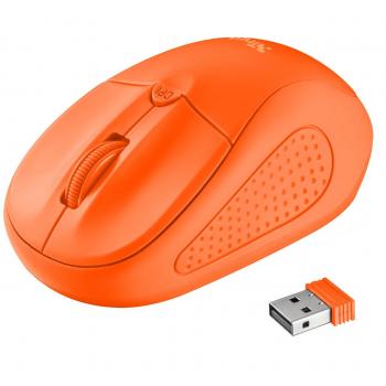Mouse Wireless Trust Primo Arancione