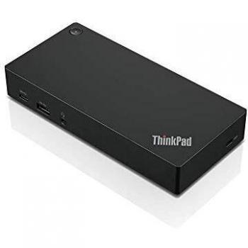 Base di Docking Lenovo per Notebook con 3 Porte USB-A 3.1 e Colore Nero