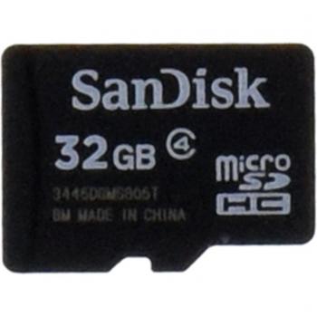 SanDisk MicroSD da 32GB Classe 4