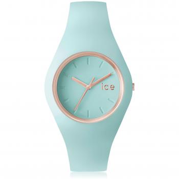 Ice-Watch ICE glam pastel Aqua, Reloj verde para Mujer con Correa de silicona, 001068
