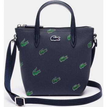 Bolso de hombro mini piqué Holiday azul Lacoste para mujer