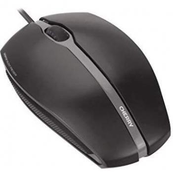 Cherry GENTIX SILENT Kabelgebunden Leise Maus Ohne Klickgeräusch Gummierte Seiten Symmetrisch Schwarz