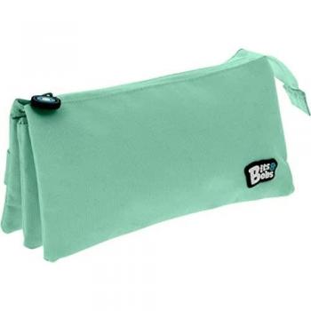 Estuche Escolar Triple Bits & Bobs Verde Mint